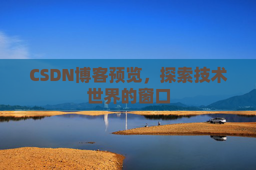 CSDN博客预览,探索技术世界的窗口